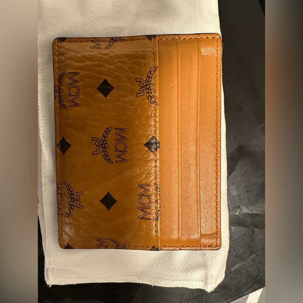 MCM Card Holder W/ Money Clip
